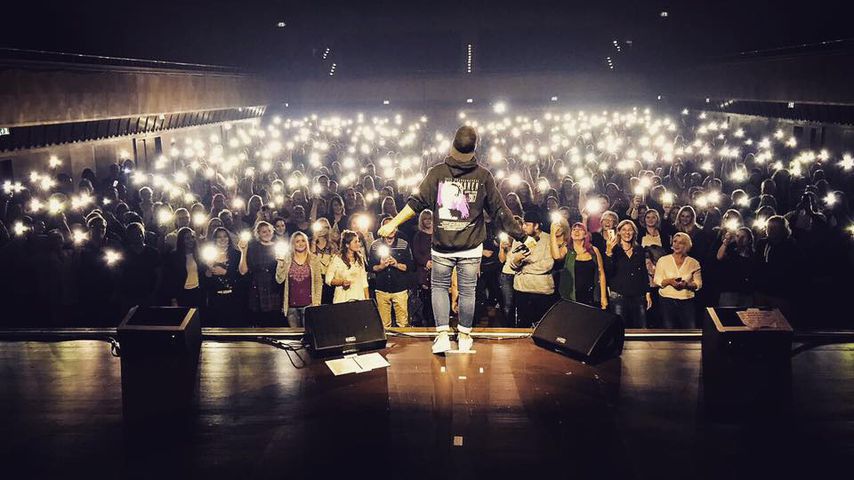 Joel Brandenstein im Oktober 2017 bei einem Konzert in Flensburg
