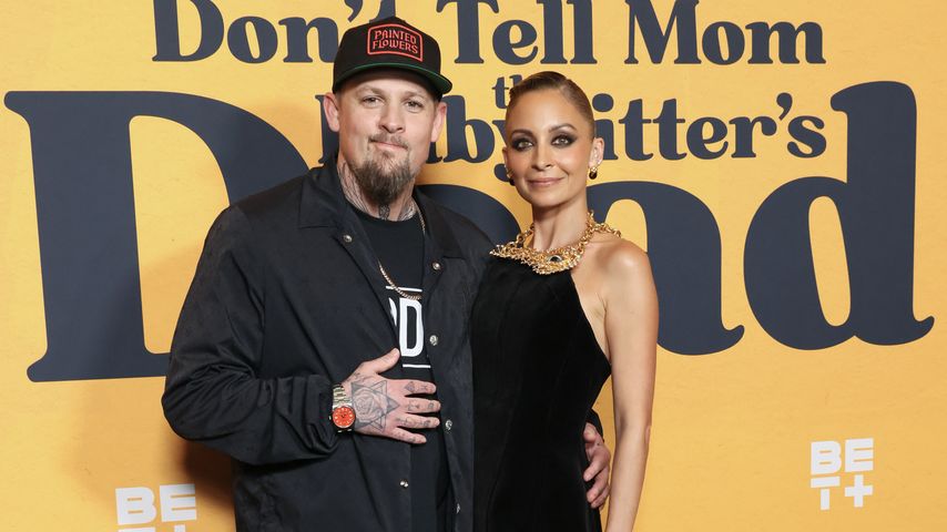 Joel Madden und Nicole Richie auf der Filmpremiere von "Don't Tell Mom the Babysitter's Dead", 2024