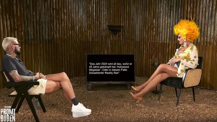 Jörg Hansen und Olivia Jones in "Das große Promi-Büßen"