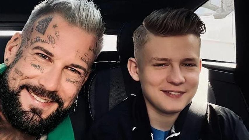 Jörg Hansen zeigt erstmals seinen Sohn Noah (14) öffentlich