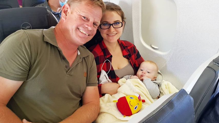 Bauer Jörn und Oliwia mit ihrem Sohn Bruno