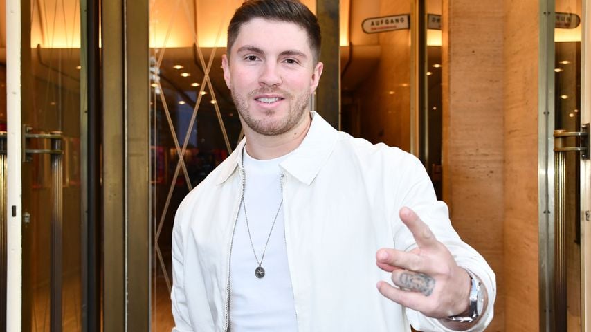 Joey Heindle beim Screening zur ersten Folge von "Club der guten Laune"