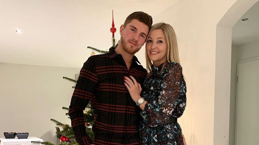 Joey Heindle und seine Freundin Ramona an Weihnachten 2019