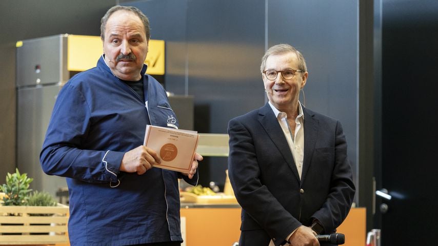 Johann Lafer und Jan Hofer auf der Internorga-Messe