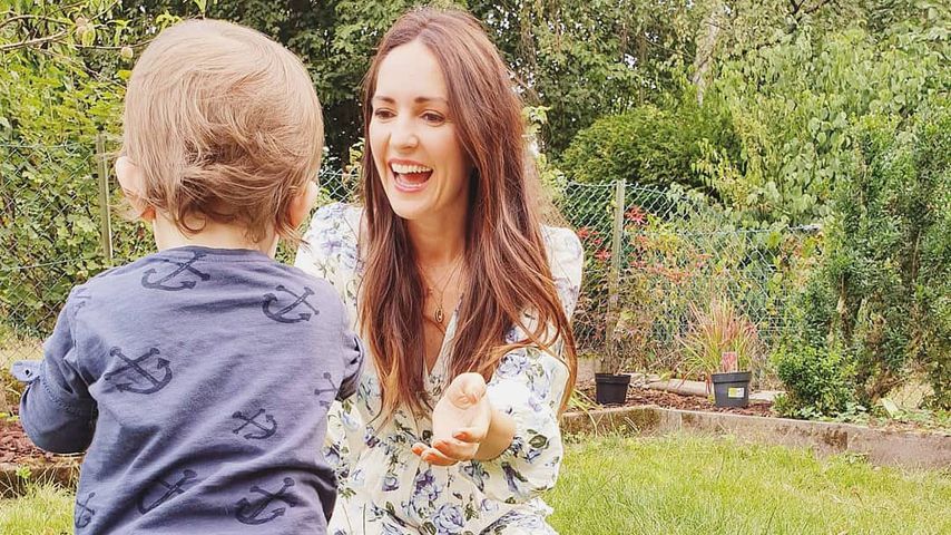 Johanna Klum gerührt: Ihr kleiner Sohn kann schon laufen!