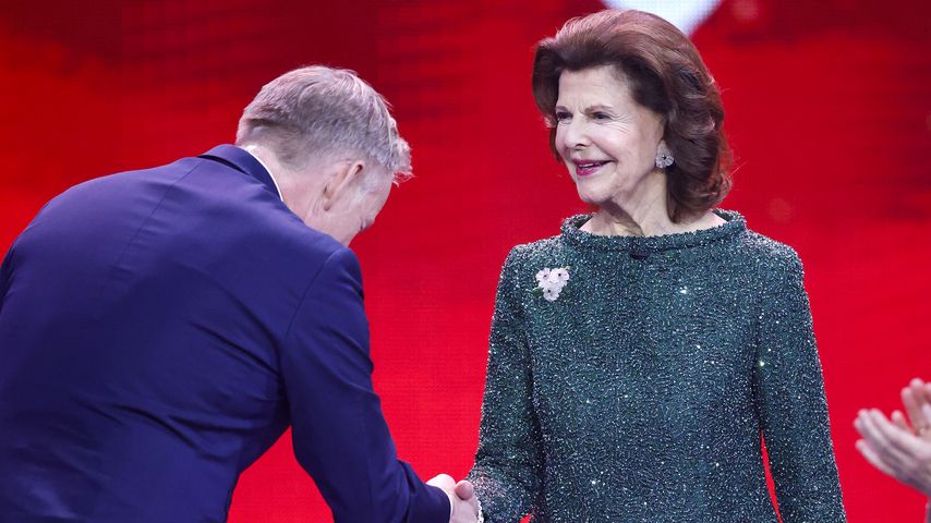 Johannes B. Kerner und Königin Silvia von Schweden, "Ein Herz für Kinder"-Gala