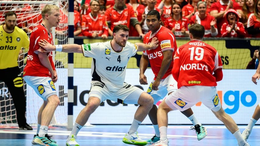 Johannes Golla im EM-Finalspiel Deutschland gegen Dänemark, Februar 2026