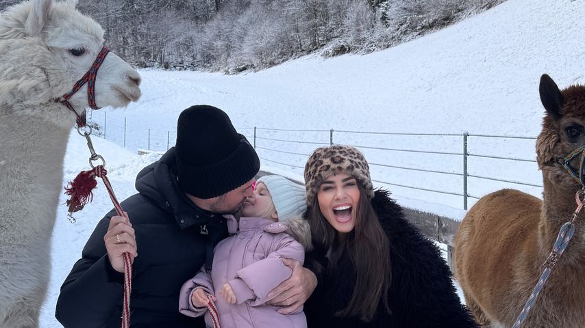 Johannes und Jessica Haller mit ihrer Tochter Hailey-Su