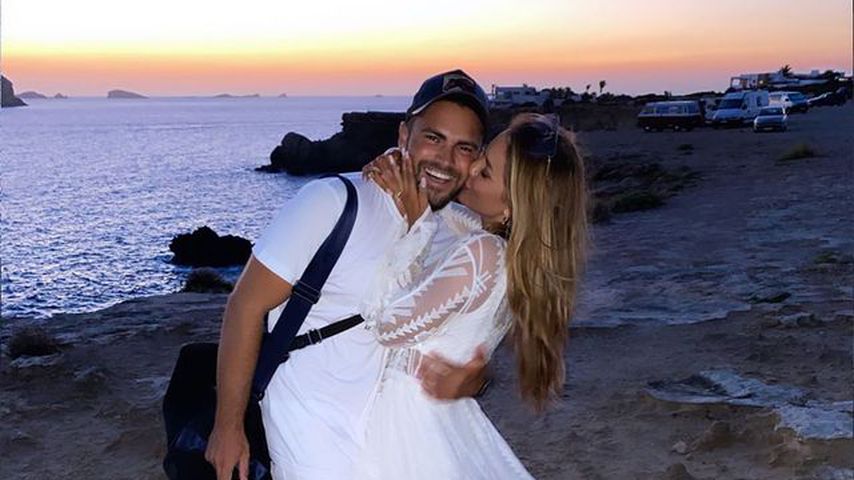 Johannes Haller und Jessica Paszka auf Ibiza