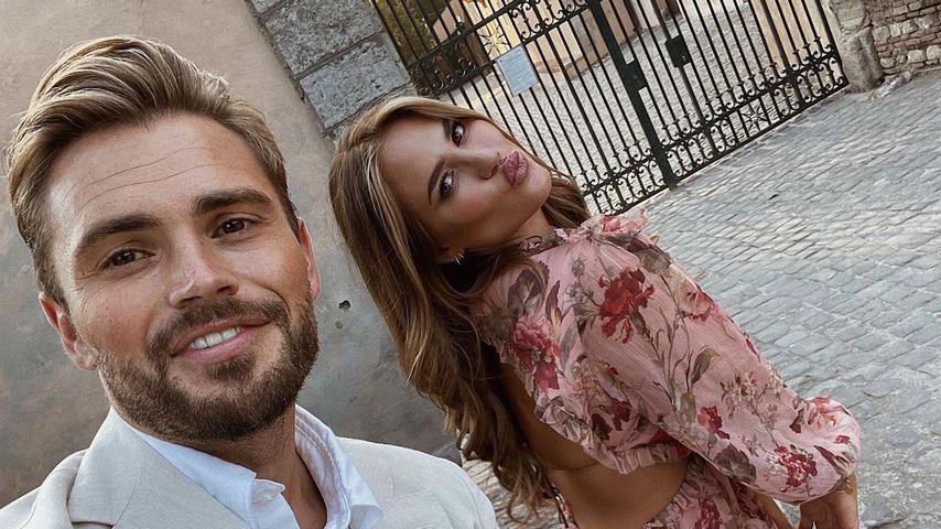 Johannes Haller und Jessica Paszka im August 2021 in Rom
