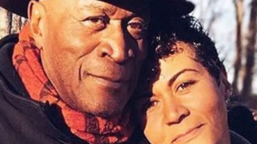 John Amos und Tochter Shannon Amos, 2023