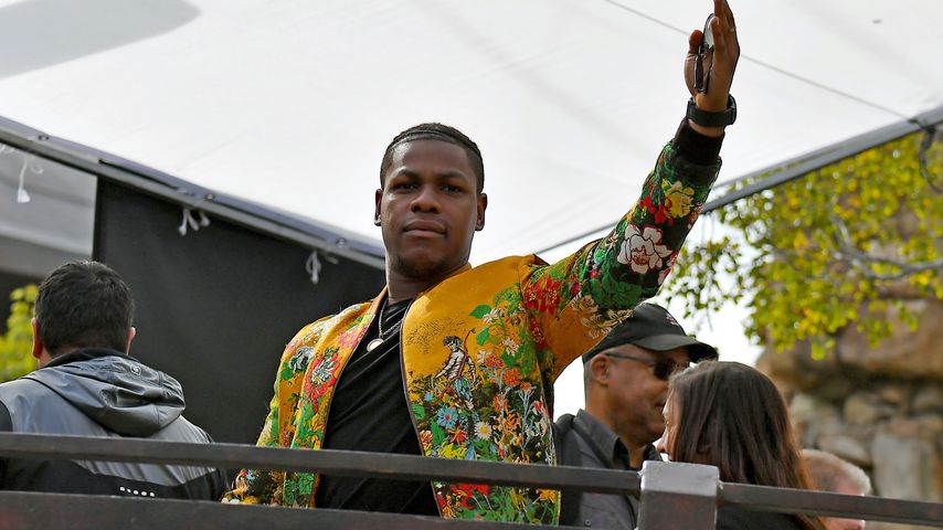 John Boyega in Disneyland