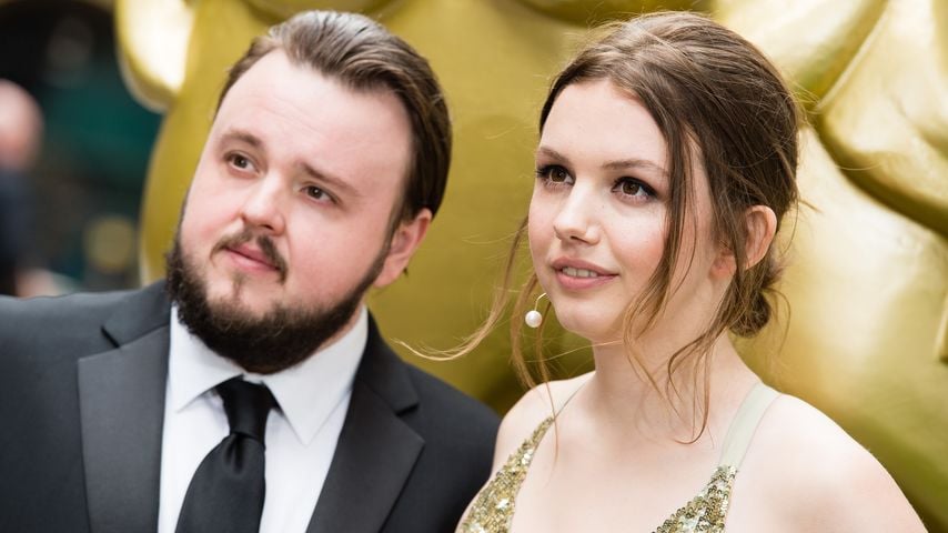 John Bradley und Hannah Murray bei den BAFTA Craft Awards in London, 22. April 2018