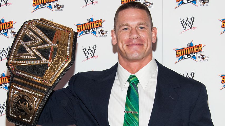 John Cena bei der Pressekonferenz des WWE SummerSlam 2013
