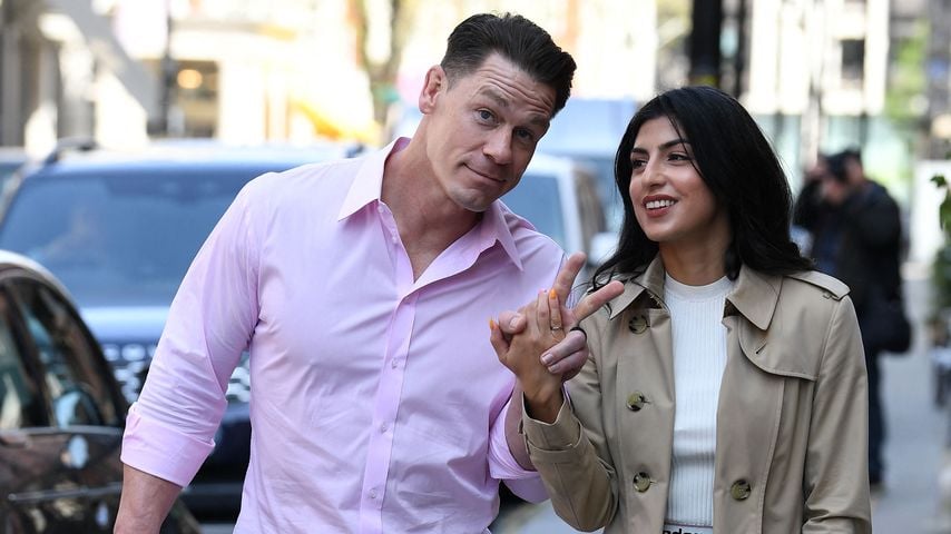 John Cena mit seiner Frau im Mai 2023