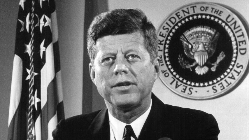 John F. Kennedy im Juli 1963