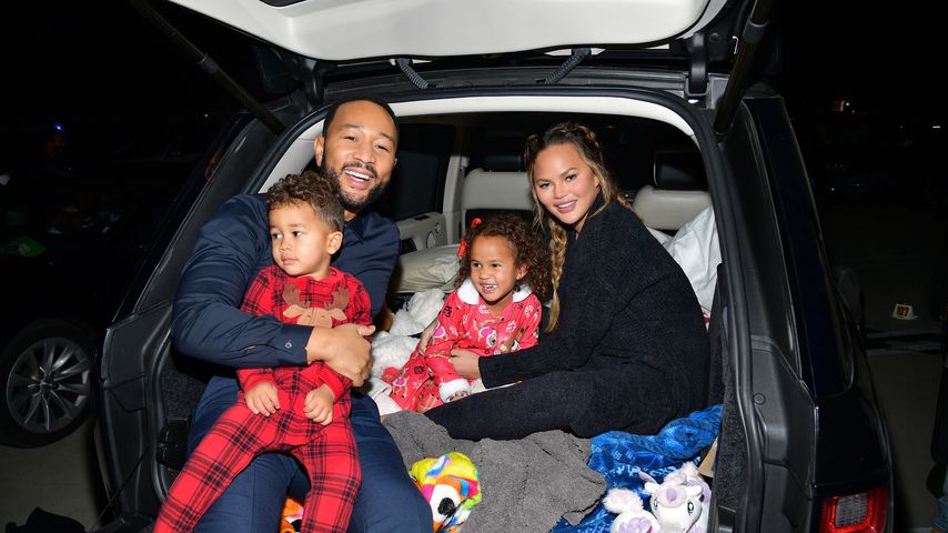 John Legend, Chrissy Teigen und ihre beiden gemeinsamen Kinder