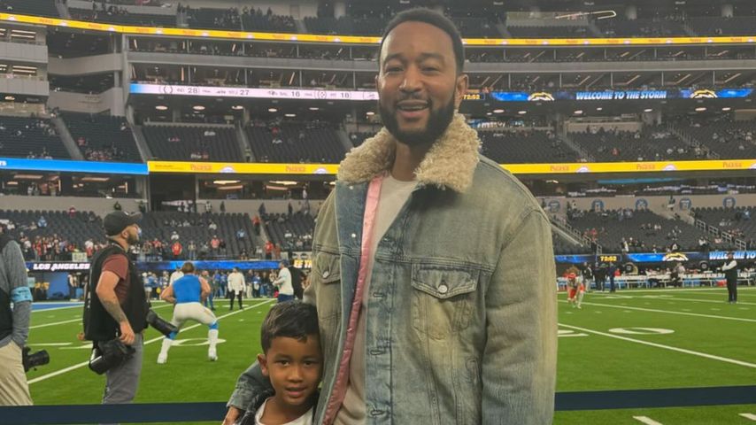 John Legend mit Sohn Miles, 2024