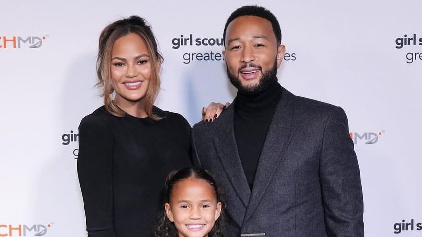 John Legend mit Tochter Luna und Chrissy Teigen, 2024