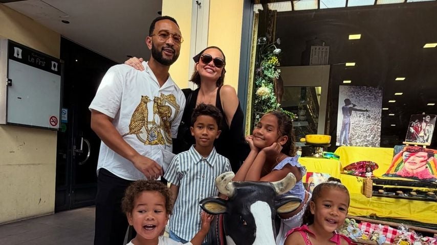 Chrissy Teigen und Kids begleiten John Legend auf Sommertour
