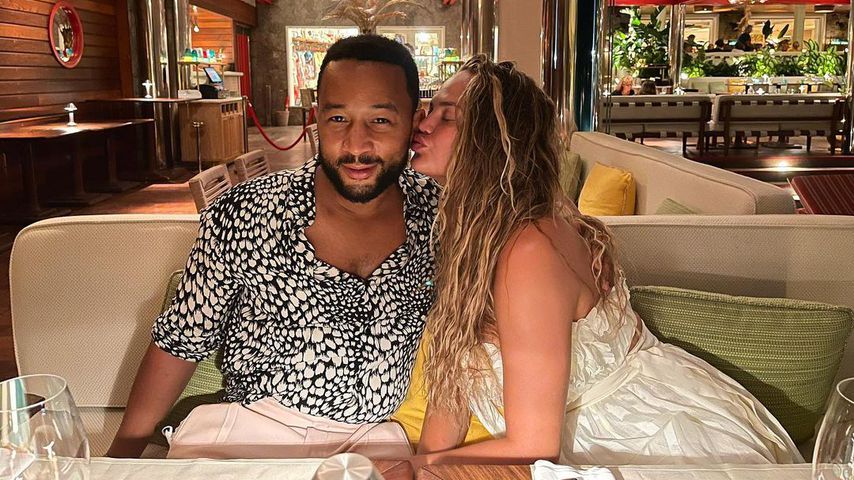 John Legend und Chrissy Teigen in der Karibik im Dezember 2020