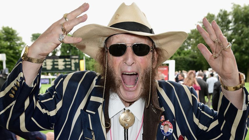 John McCririck in Chichester, England