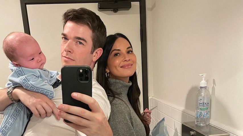 Mit Baby Malcolm: John und Olivia Munn genießen Spaziergang