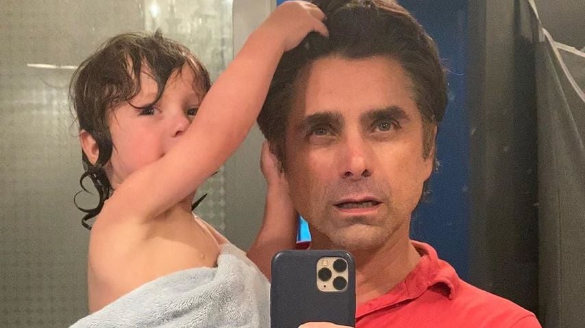 John Stamos mit seinem Sohn Billy im Mai 2020