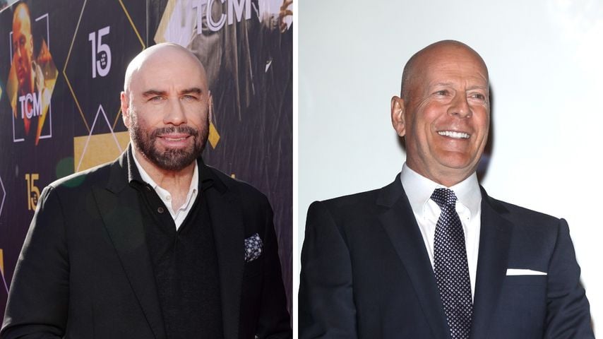 John Travolta ehrt Bruce Willis beim "Pulp Fiction"-Jubiläum