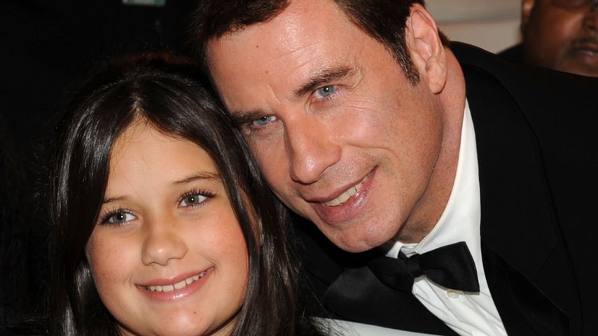 John Travolta und seine Tochter Ella Bleu im Jahr 2010