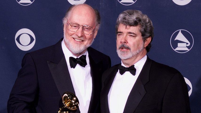 John Williams und George Lucas bei den Grammy Awards in L.A. 1999