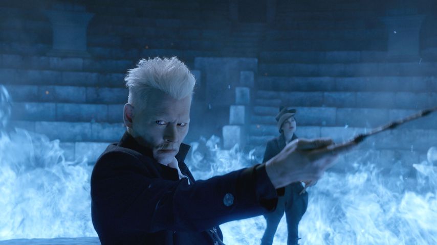 Johnny Depp als Grindelwald in "Phantastische Tierwesen: Grindelwalds Verbrechen"