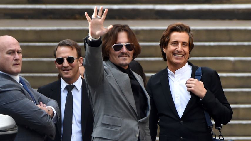 Johnny Depp am 28. Juli 2020 vor einem Londoner Gericht