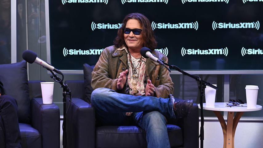 Johnny Depp in der SiriusXM’s Town Hall in New York im Oktober 2022