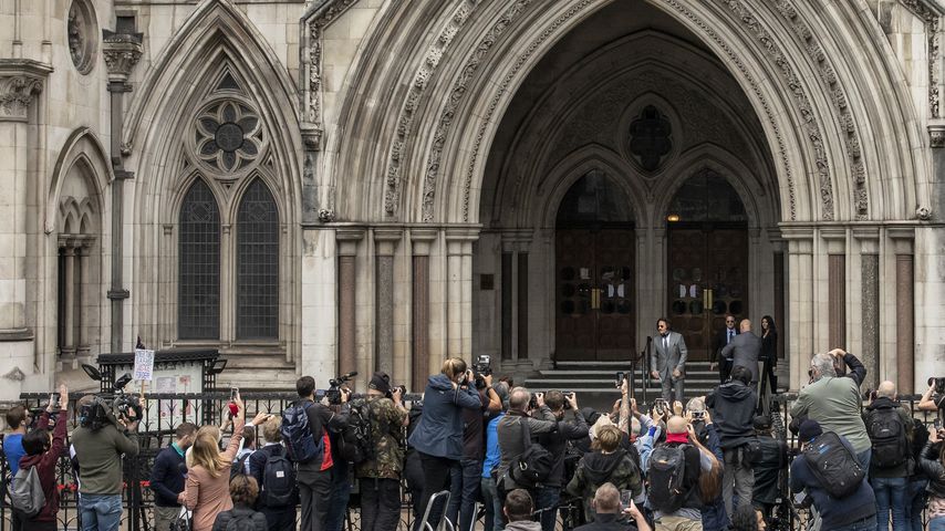 Johnny Depp beim Londoner Gericht