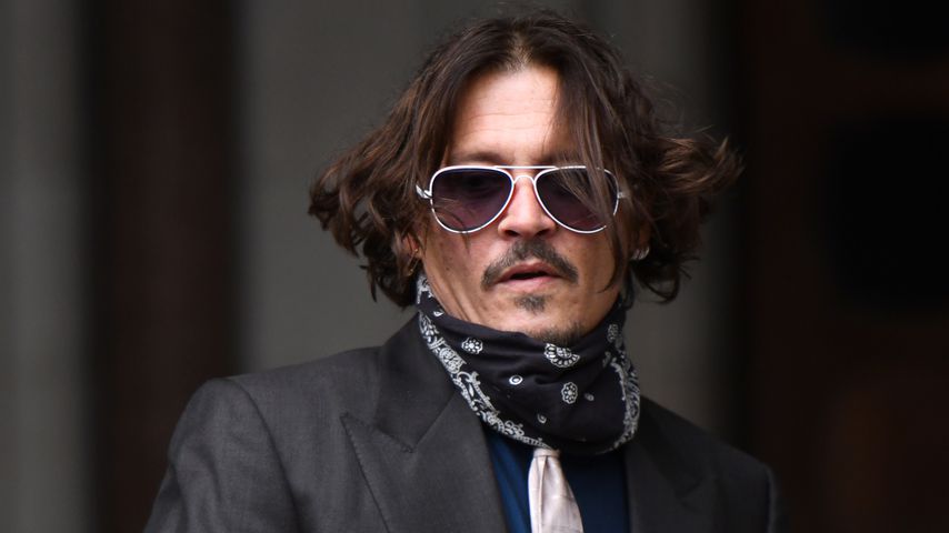 Johnny Depp an den Royal Courts of Justice in London im Juli 2020