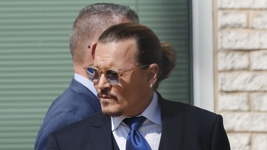 Johnny Depp im April 2022 in Fairfax