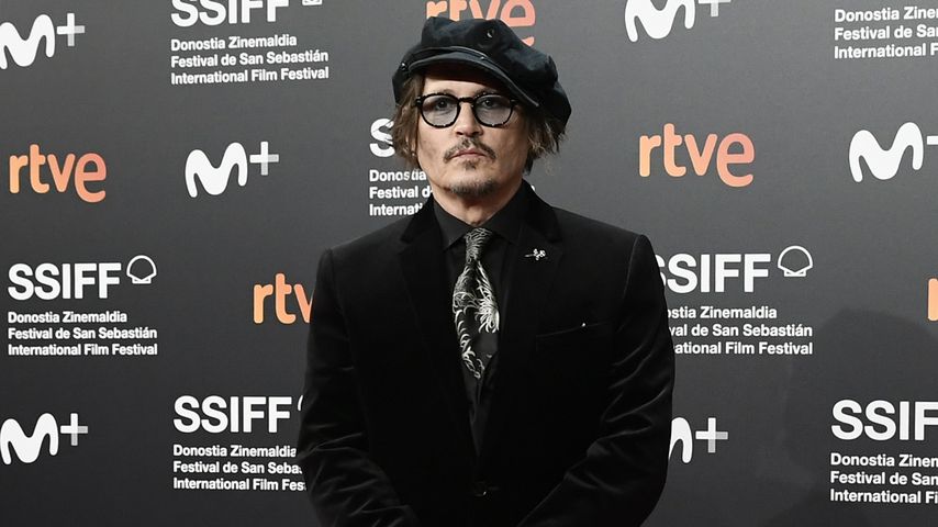 Johnny Depp auf dem roten Teppich