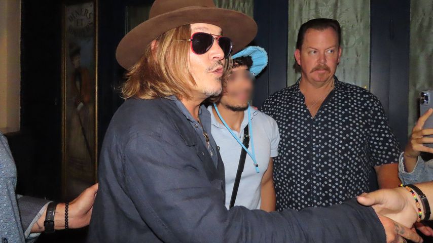 Johnny Depp im Juli 2022 in Paris