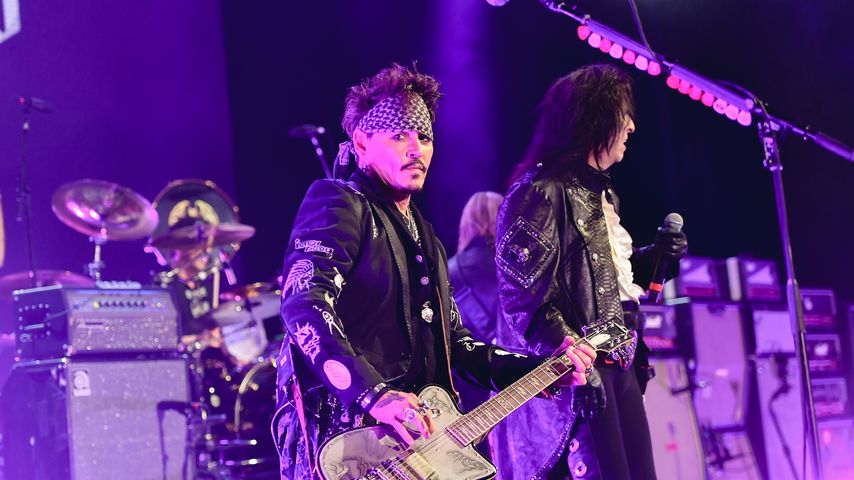 Johnny Depp mit seiner Band The Hollywood Vampires, Mai 2019