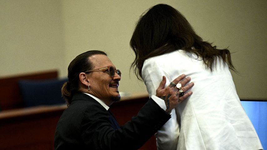 Johnny Depp und Camille Vasquez im Mai 2022