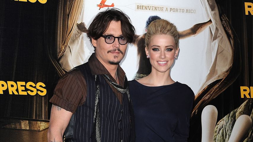 Johnny Depp und Amber Heard, November 2011