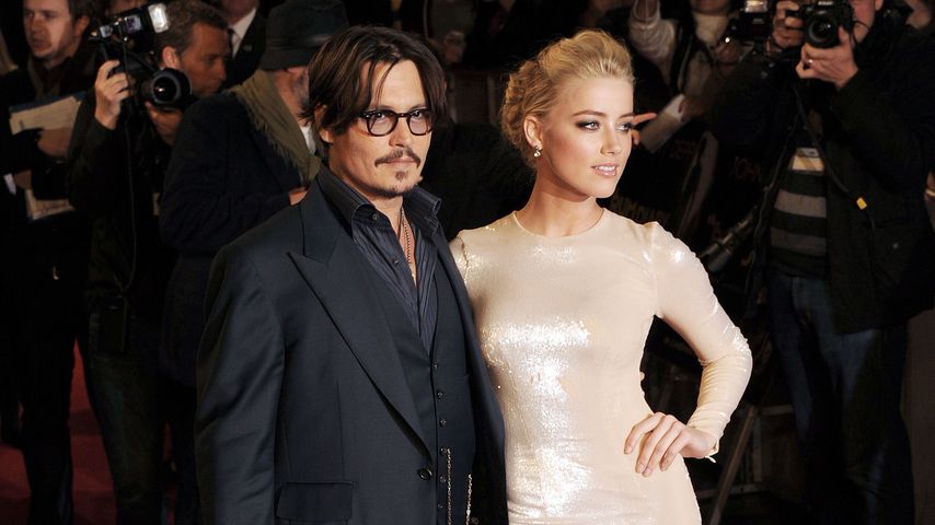 Johnny Depp und Amber Heard, 2011 in London