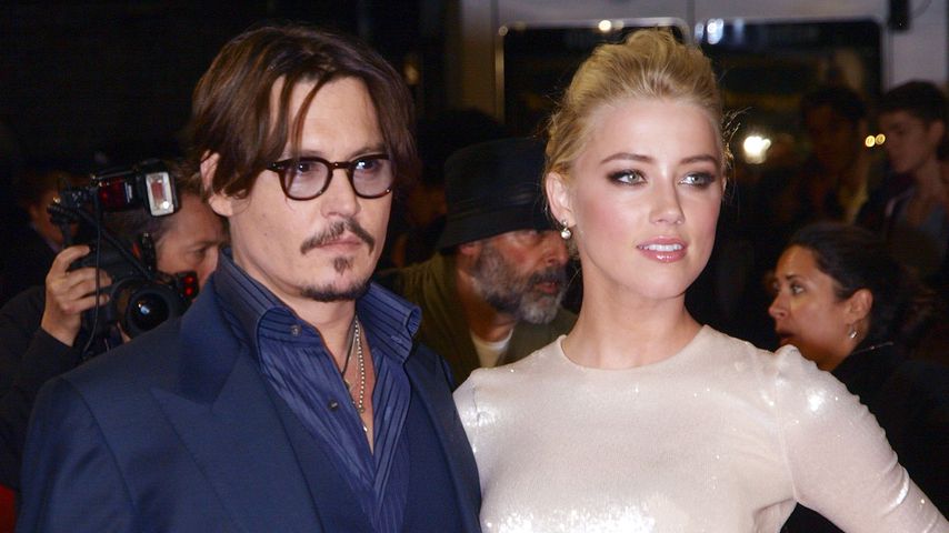 Johnny Depp und Amber Heard bei der Premiere von "The Rum Diary", 2011