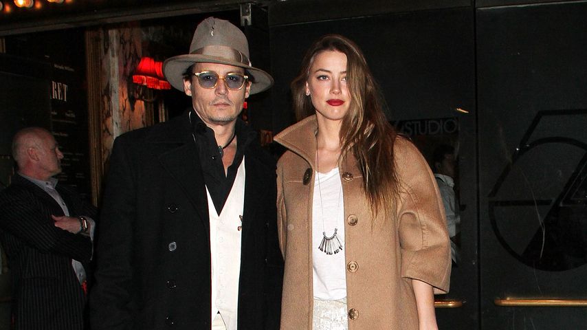 Johnny Depp und Amber Heard im April 2014