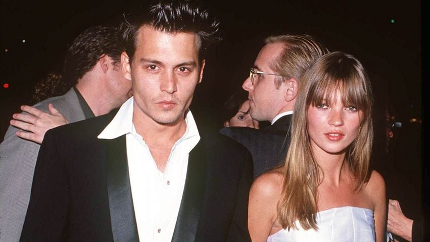 Johnny Depp und Kate Moss bei der Filmpremiere von "Don Juan de Marco"