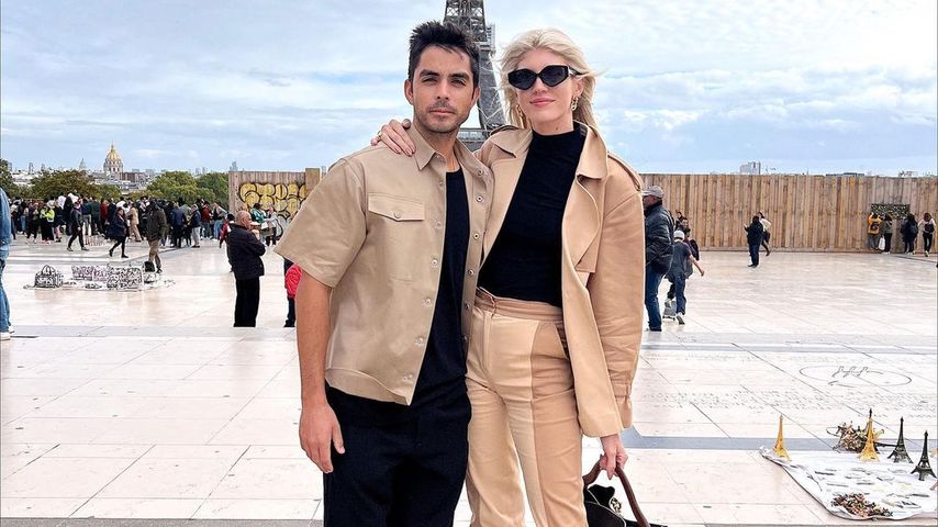 Johnny Dexter Barbara mit seiner Frau Devon Windsor in Paris