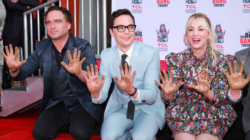Johnny Galecki, Jim Parsons und Kaley Cuoco im Mai 2019