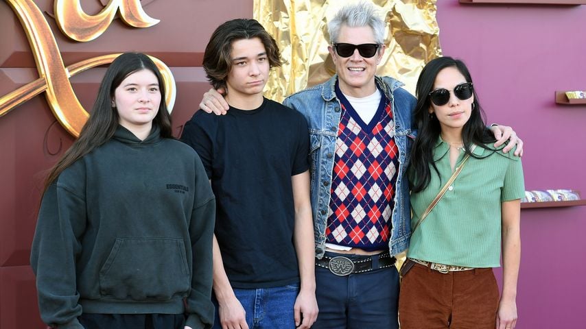 Johnny Knoxville mit seiner Familie 2023