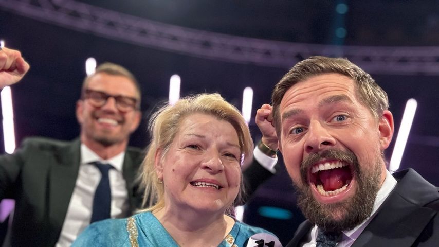 Joko Winterscheidt, "Ein sehr gutes Quiz"-Gewinnerin Carola und Klaas Heufer-Umlauf